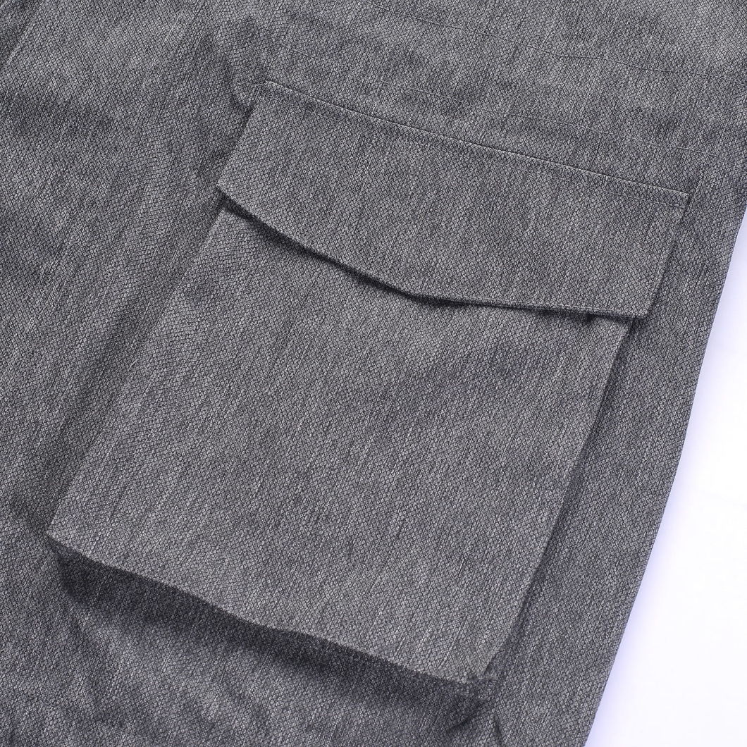 Men's Melange Grey Padded Waterproof Hoodie Body Warm Jacket