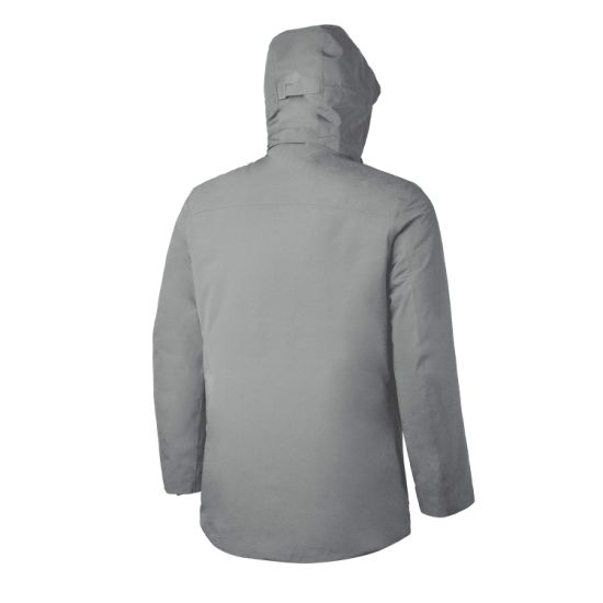 Men′s Bodywarm Padded Twill Polyester Hoodie Long Sleeve Jacket