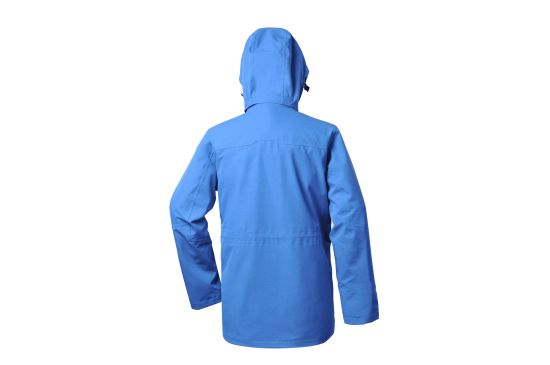 Men′s Waterproof Outdoor Hoodie Polyester Twill Windbreaker Jacket