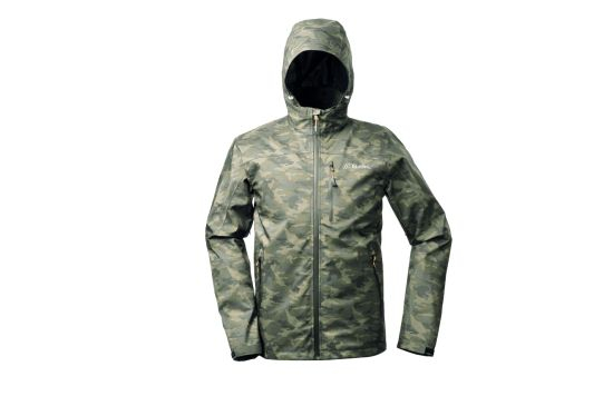 Men′s Polyester Camourflage Hoodie Waterproof Outdoor Jacket