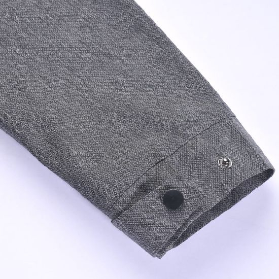 Men′s Melange Grey Padded Waterproof Hoodie Body Warm Jacket