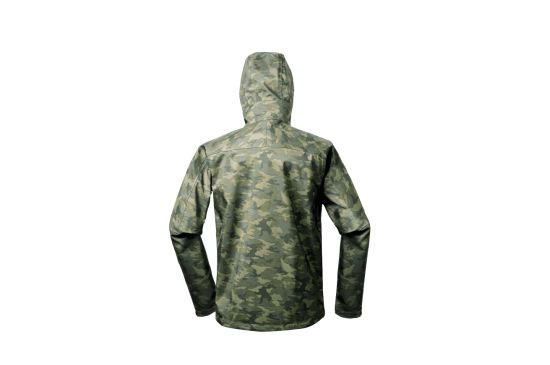 Men′s Polyester Camourflage Hoodie Waterproof Outdoor Jacket
