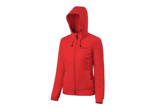 Women′s Padded Hoodie Pongee Body Warm Long Sleeve Jacket