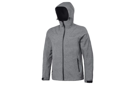 Men′s Waterproof Polyester Melange Hoodie Reflective Jacket