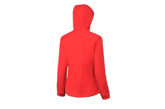 Women′s Padded Hoodie Pongee Body Warm Long Sleeve Jacket