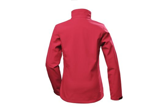 Lady′s Softshell Windbreaker Waterproof Jacket with Two-Colored Zipper